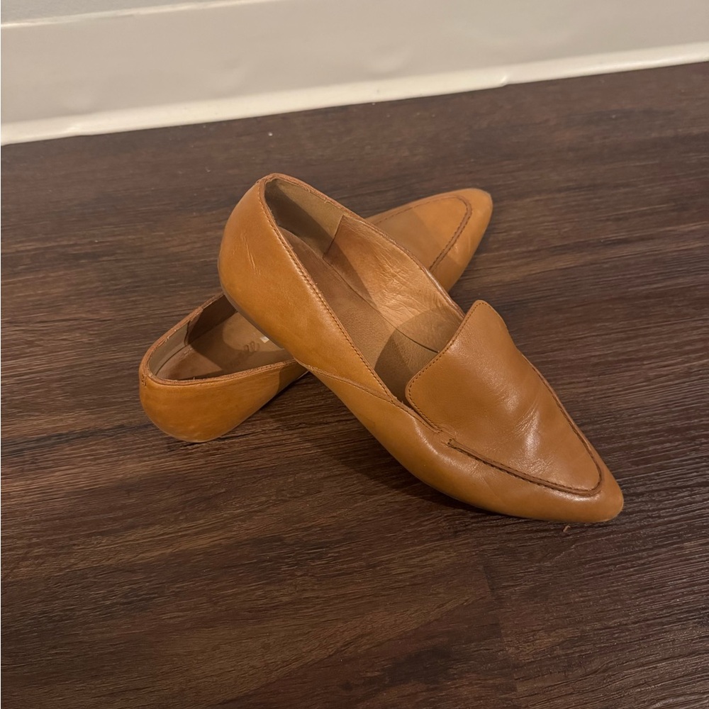 Madewell Tan Leather Loafers for Women